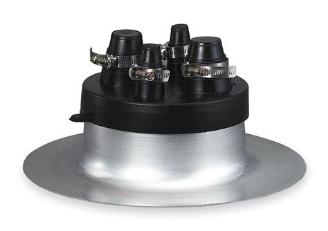 For Flat Roof, Round Base, Roof Vent Pipe Flashing - 4YN31|4YN31 - Grainger