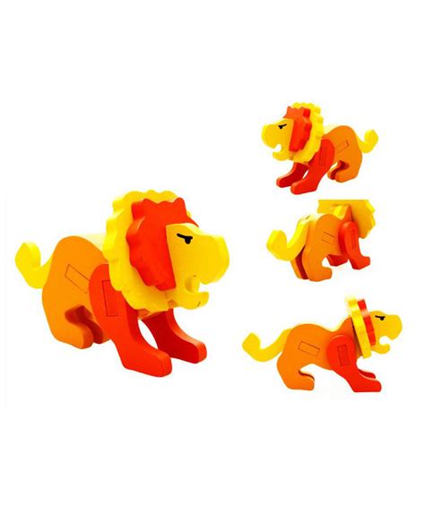 3D Animal Jigsaw Puzzle - Lion - Planet X | Online Toy Store for Kids ...