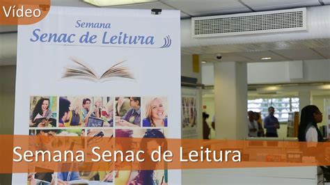 Semana Senac de Leitura Senac São Paulo YouTube