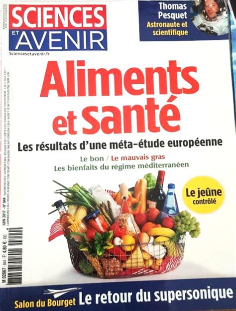 Science Et Avenir Nous Parle De Nutrition à Lire Absolument Le