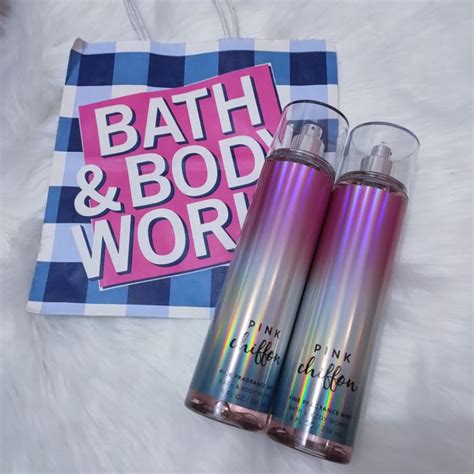 Cod Bath And Body Works Pink Chiffon Fragrance Mist 236ml Shopee Philippines