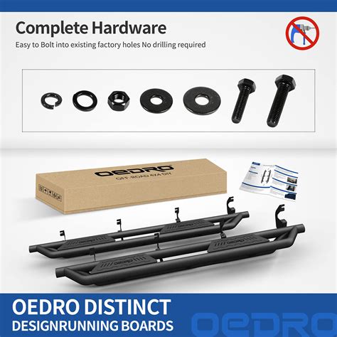 Oedro Running Boards Compatible With Chevy Silverado Gmc