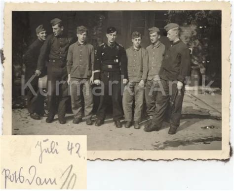 B Foto Wehrmacht Panzer Lehr Potsdam Nedlitz Portrait Soldat Dak