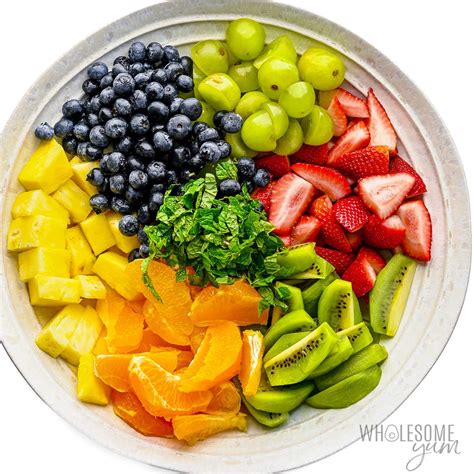 Fruit Salad Recipe (Easy 2-Ingredient Dressing!) - Wholesome Yum