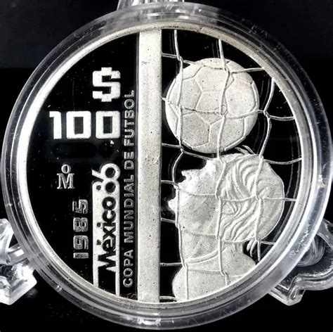 Moneda Plata Proof 1985 100 Tesoros Del Mundial En Estuche Envío gratis