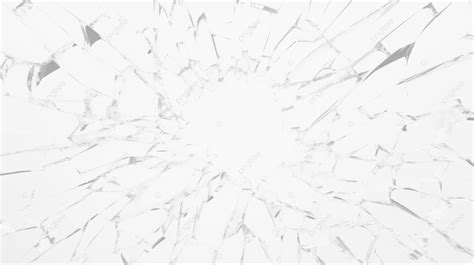 Gorgeous Cracked Glass Texture Against A White Background Broken Broken Window Break Png