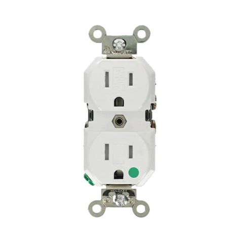 Leviton 15 Hospital Grade Extra Heavy Duty Tamper Resistant Self