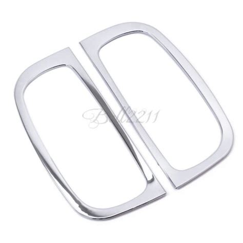 ABS Chrome Rear Fog Light Lamp Trim Cover 2Pcs For Kia Sorento 2013