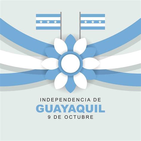 vector ilustración de guayaquil independencia día celebrado cada año en