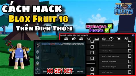 Cách Hack Blox Fruits 18 Trên Điện Thoại Client No Key Auto Farm All Auto Bounty Youtube