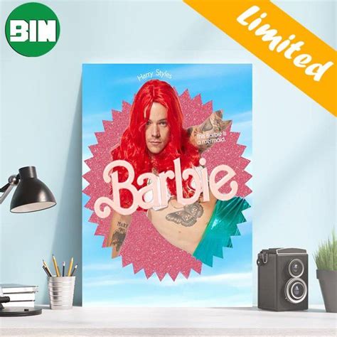 Dua Lipa This Barbie Is A Mermaid Barbie Movie Decor Poster-Canvas ...