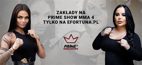 Prime Show Mma Zak Ady Tylko W Fortunie Karta Walk Zawodnicy