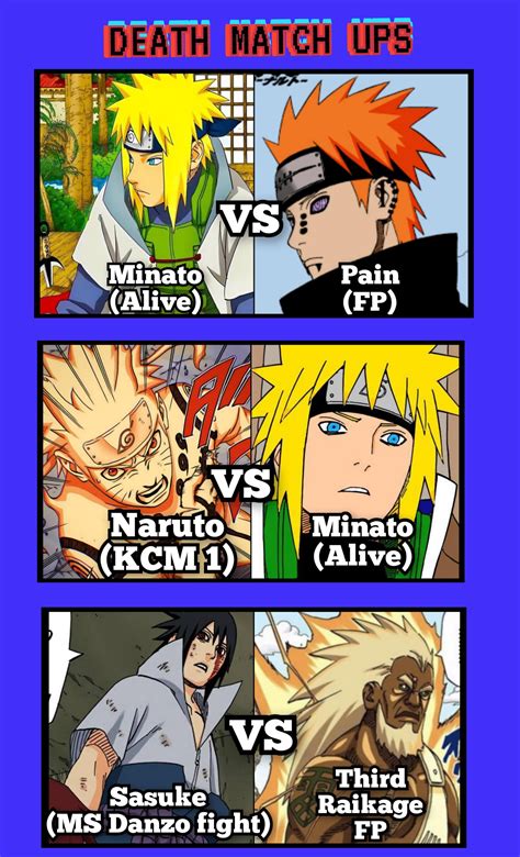 I Made 3 Battle Match Ups Who Do You Think Would Win In Each Match Ups