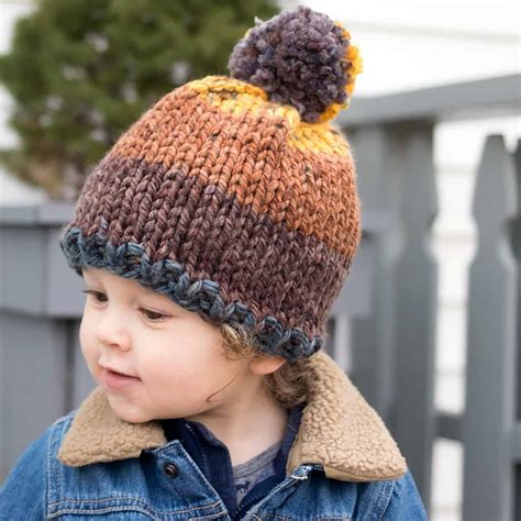 Toddler Thick & Quick Hat Knitting Pattern