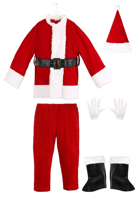 Plus Size Premiere Santa Suit Costume For Adults