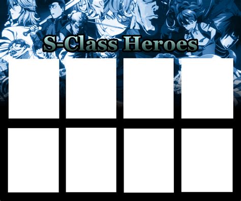 S-Class Heroes Template by The-JMP on DeviantArt