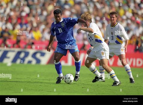 Soccer Fifa World Cup Usa 94 Semi Final Sweden V Brazil Rose Bowl Pasadena L R