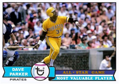 Cards That Never Were 1979 Topps Dave Parker All Star Mvp