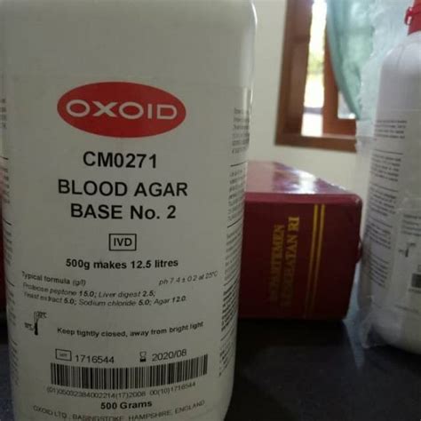 Jual Oxoid Cm B Blood Agar Base Gr Shopee Indonesia