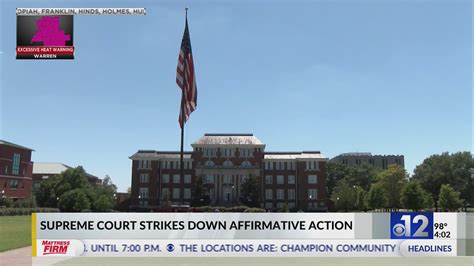 Us Supreme Court Strikes Down Affirmative Action Youtube