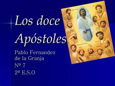 Los Doce Ap Stoles Pablo Ppt