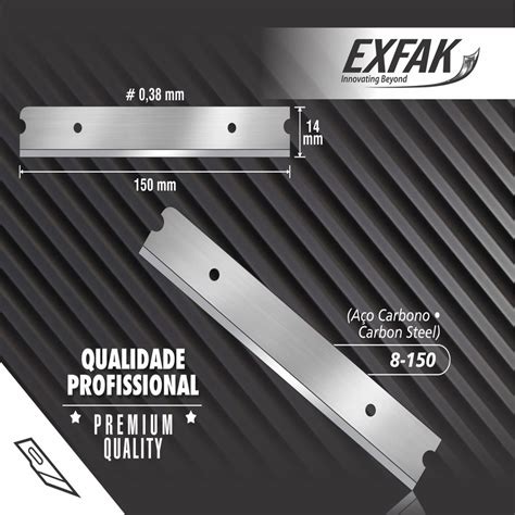 L Mina Exfak Para Raspador De Vidro Mm Inox L Minas