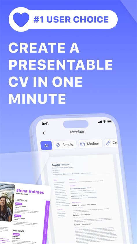 AI Resume BuilderCV Maker PDF Para IPhone Descargar