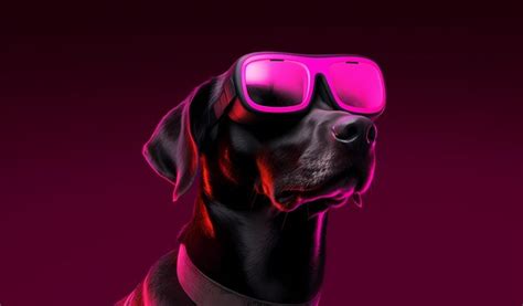 Premium AI Image | Dachshund dog wearing a VR headset Virtual reality VR simulation metaverse ...