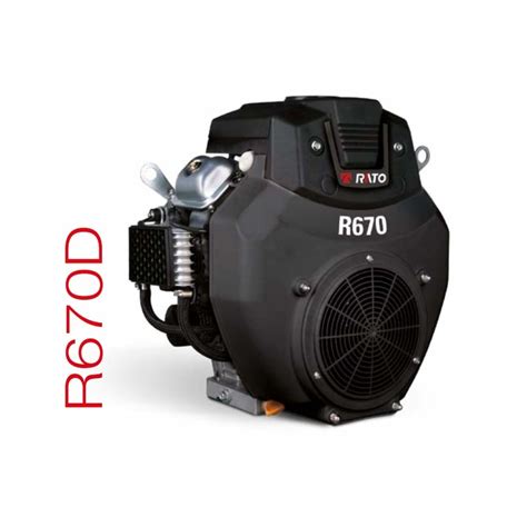 Complete Engine RATO R670 Horizontal Cylindrical Shaft 25 4 Mm With