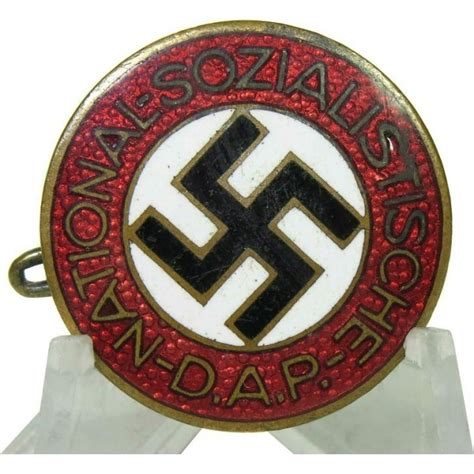 Distintivo M Rzm Otto Schickle Nsdap Membro Raro Tipo