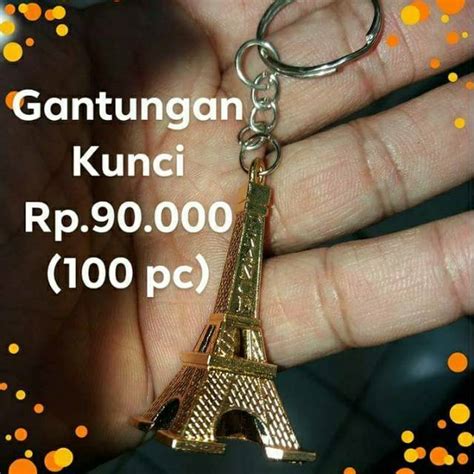 Jual Souvenir Pernikahan Gantungan Kunci Paris Menara Eiffel Murah