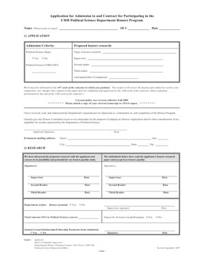 Fillable Online D Umn Application For Admission To And Contract For