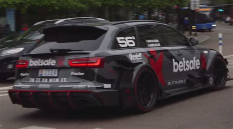 Video Jon Olsson Goes Uber Driving With 900hp Audi Rs6 Dtm Gtspirit