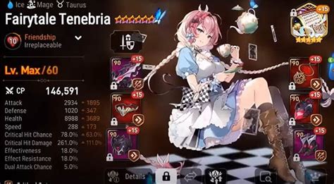 Epic Seven Fairytale Tenebria Build Skill Equipment And