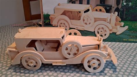 Woodcraft Construction Kit, Ford V8, Wooden Toys, Wood Crafts, 3d, Model, Wooden Toy Plans, Wood ...