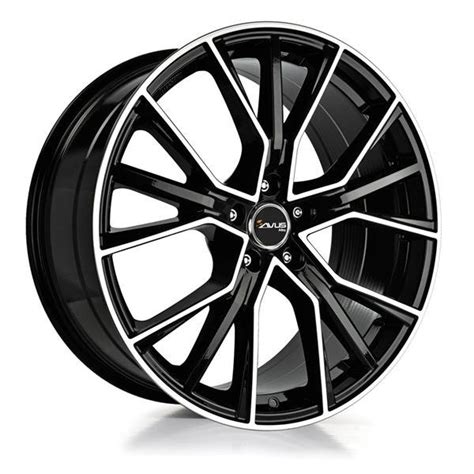 Felgi Avus Af X X Et Black Polished Sklep Sportwheels Pl