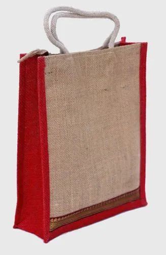 Red Plain Jute Bag Size 10 12 Inch Rs 60 Per Piece Share2care ID