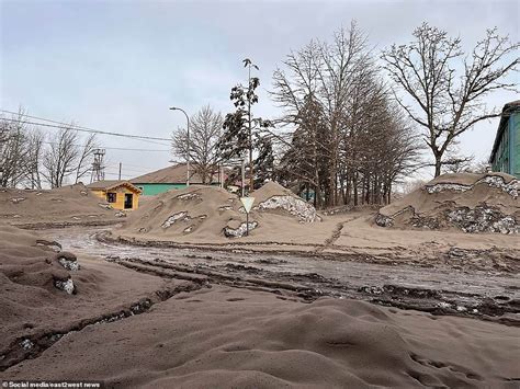 Terrified Russian Scientists Run For Cover As Volcano Erupts Daily