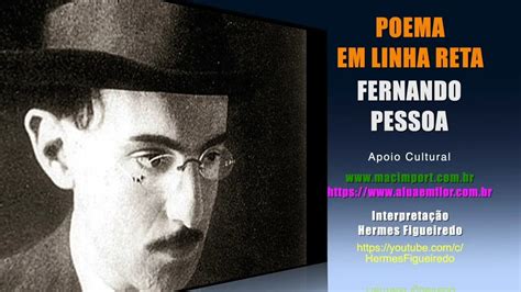 Poesia Poema Em Linha Reta Fernando Pessoa