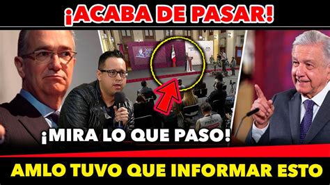 ACABA DE PASAR AMLO ENCARA A SALINAS PLIEGO Y DEJA MUDO A REPORTERO DE