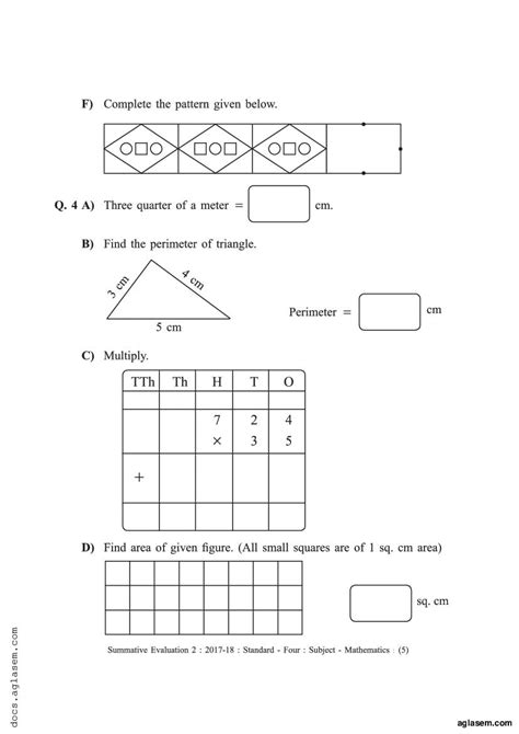 Maharashtra Board Class Maths Sample Paper Pdf Oneedu