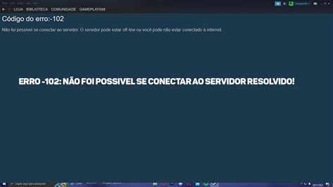 Como Resolver O Erro N O Foi Possivel Se Conectar Ao Servidor Da