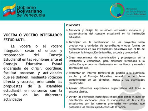 FUNCIONES DE LOS VOCEROS Y VOCERAS Pdf