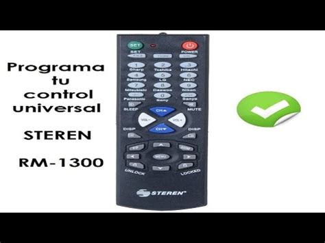 C Mo Configurar Control Remoto Steren Rm Mundowin