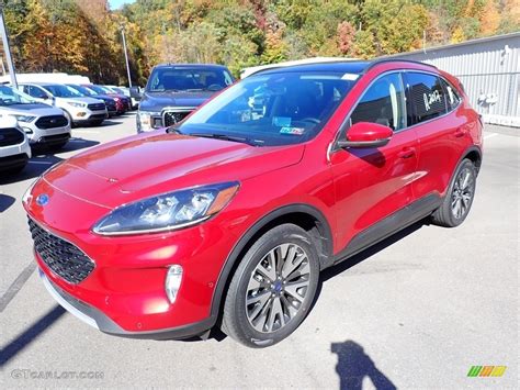 Rapid Red Metallic 2020 Ford Escape Titanium 4wd Exterior Photo 135779678