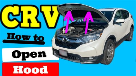 Hood Release On A Honda Crv