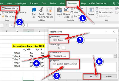 Vba Excel C P T C B I H Ng D N S D Ng Record Macro Trong Excel T