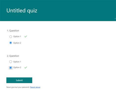 Our quizzes in Microsoft Forms when you click Submit Another Response - Microsoft Community