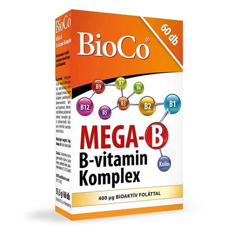 BioCo MEGA B B vitamin Komplex filmtabletta 60db BioBolt eu webáruház