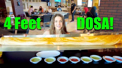 4 Feet Indian Mega Dosa The Biggest Dosa I Ever Seen Youtube